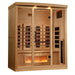 Golden Designs Reserve Edition 4-Person Full Spectrum Near Zero EMF FAR Infrared Sauna w/ Himalayan Salt Bar | GDI-8040-03 Golden Designs