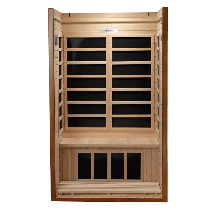 Dynamic Barcelona 1-2-person Low EMF FAR Infrared Sauna | DYN-6106-01 Golden Designs