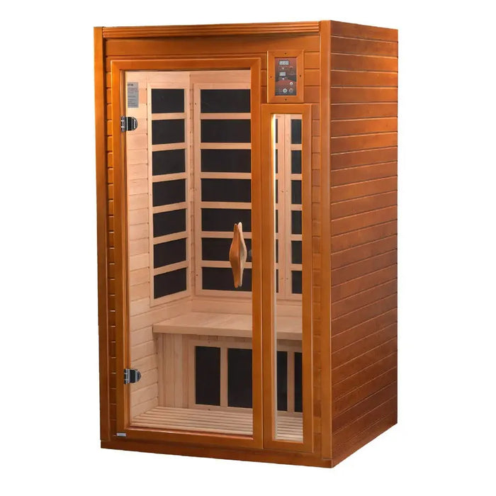 Dynamic Barcelona 1-2-person Low EMF FAR Infrared Sauna | DYN-6106-01 Golden Designs