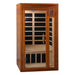 Dynamic Barcelona 1-2-person Low EMF FAR Infrared Sauna | DYN-6106-01 Golden Designs