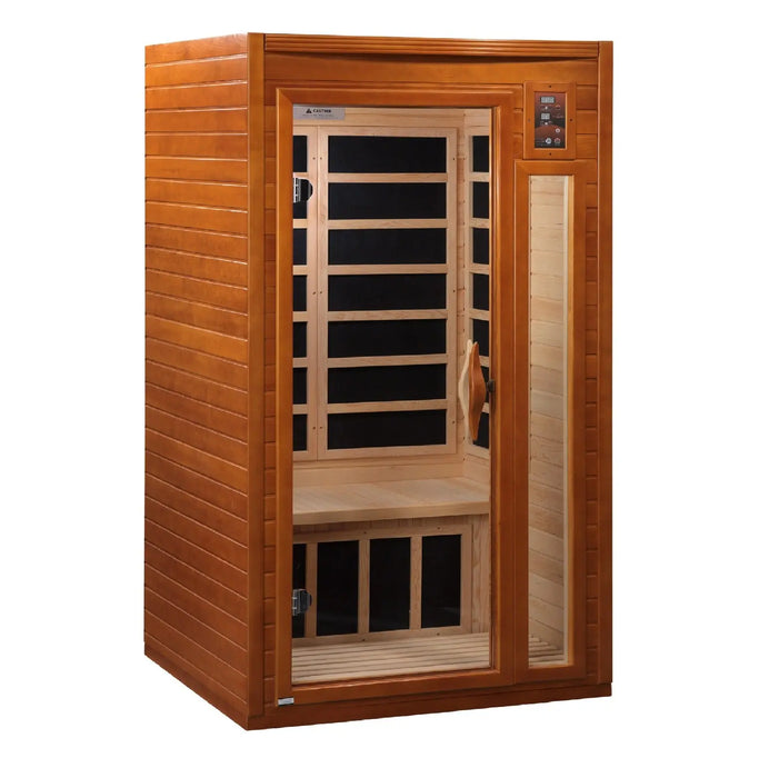 Dynamic Barcelona 1-2-person Low EMF FAR Infrared Sauna | DYN-6106-01 Golden Designs