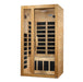 Dynamic Gracia 1-2-person Low EMF FAR Infrared Sauna | DYN-6119-01 Golden Designs