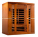 Dynamic Bergamo 4-person Low EMF FAR Infrared Sauna | DYN-6440-01 Golden Designs
