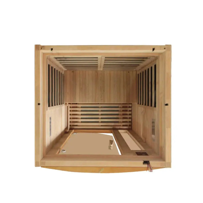 Dynamic Barcelona Elite 1-2-person Ultra Low EMF FAR Infrared Sauna | DYN-6106-01-Elite Golden Designs