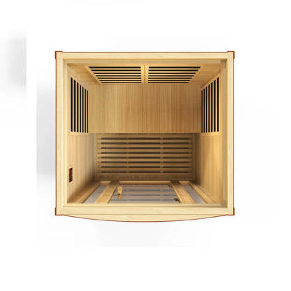 Dynamic San Marino 2-Person Low EMF FAR Infrared Sauna | DYN-6206-01