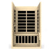 Dynamic Llumeneres 2-person Ultra Low EMF FAR Infrared Sauna | DYN-6215-02 Golden Designs