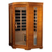 Dynamic Heming Elite 2-person Corner Ultra Low EMF FAR Infrared Sauna | DYN-6225-02 Elite Golden Designs