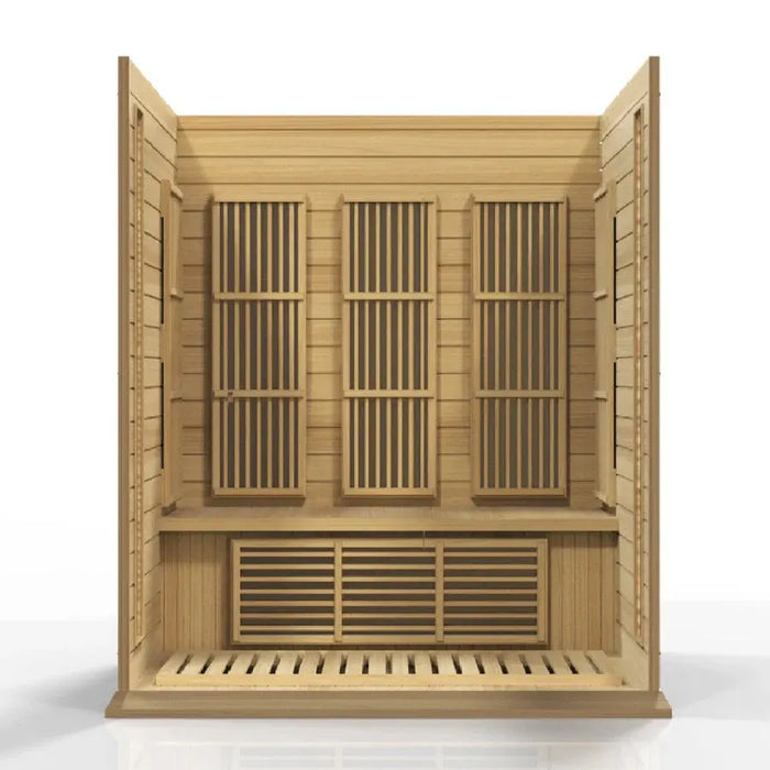 Maxxus 3-Person Low EMF FAR Infrared Sauna | MX-K306-01 Golden Designs