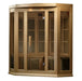 Maxxus 3 Person Corner Low EMF FAR Infrared Sauna Canadian Hemlock | MX-K356-01 Golden Designs