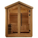 Golden Designs Savonlinna 3-Person Red Cedar Outdoor Sauna & Harvia Traditional Electric Heater Kit | GDI-8503-01 Golden Designs