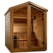 Golden Designs Kaarina 6-Person Red Cedar Outdoor Sauna & Harvia Traditional Electric Heater Kit | GDI-8506-01 Golden Designs
