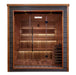 Golden Designs Bergen 6 Person Cedar Outdoor Sauna & Harvia Traditional Electric Heater Kit | GDI-8206-01 Golden Designs