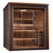 Golden Designs Bergen 6 Person Cedar Outdoor Sauna & Harvia Traditional Electric Heater Kit | GDI-8206-01 Golden Designs