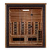 Golden Designs Visby 3 Person Hybrid Outdoor Sauna w/ Full Spectrum Infrared & Harvia Traditional Electric Heater Kit | GDI-8223-01 Golden Designs
