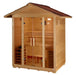 Golden Designs Vorarlberg 5-Person Outdoor Sauna & Harvia Traditional Electric Heater Kit | GDI-8105-01 Golden Designs