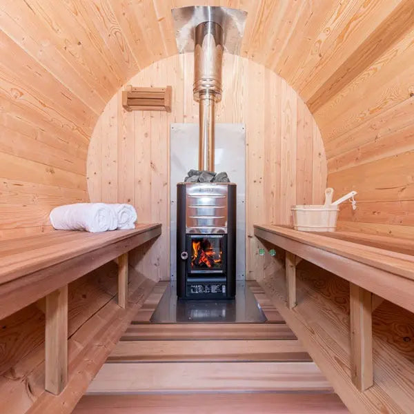 Dundalk Leisurecraft Sauna CT Tranquility Barrel 6-8 Person Sauna | CTC2345E Leisurecraft