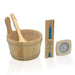 Golden Designs Arosa 4 Person Barrel Traditional Sauna - Pacific Cedar | GDI-B004-01 Golden Designs