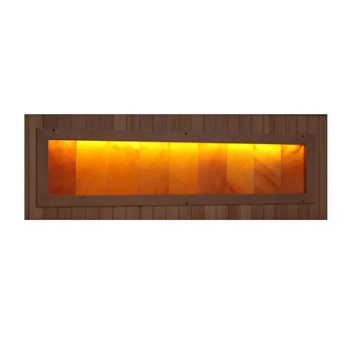 Golden Designs 3-Person Reserve Edition Sauna Full Spectrum with Himalayan Salt Bar | GDI-8230-01 Golden Designs