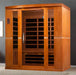 Dynamic Bergamo 4-person Low EMF FAR Infrared Sauna | DYN-6440-01 Golden Designs