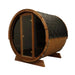 SaunaLife 4 Person E7G ERGO Series Barrel Sauna Saunalife