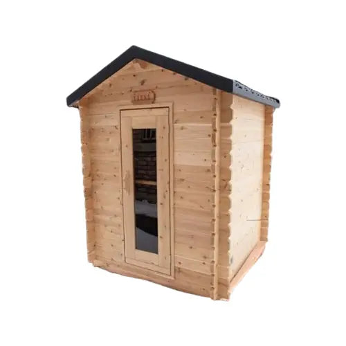 Dundalk Leisurecraft Sauna Canadian Timber 2-3 Person Granby Cabin Sauna | CTC66E Leisurecraft