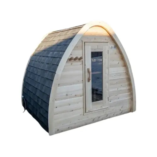 Dundalk Leisurecraft Sauna CT MiniPOD Cedar Traditional Steam 2-4 Person Sauna | CTC77ME Leisurecraft