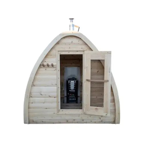 Dundalk Leisurecraft Sauna CT MiniPOD Cedar Traditional Steam 2-4 Person Sauna | CTC77ME Leisurecraft