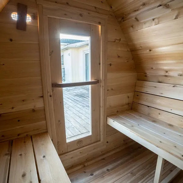 Dundalk Leisurecraft Sauna CT MiniPOD Cedar Traditional Steam 2-4 Person Sauna | CTC77ME Leisurecraft
