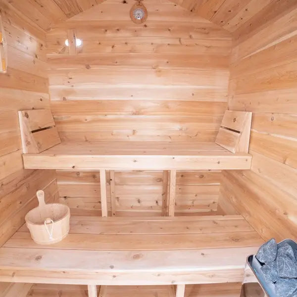 Dundalk Leisurecraft Sauna Canadian Timber 2-3 Person Granby Cabin Sauna | CTC66E Leisurecraft