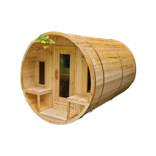 Dundalk Leisurecraft Sauna CT Tranquility Barrel 6-8 Person Sauna | CTC2345E Leisurecraft