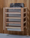Golden Designs Zurich 4-Person Cedar Barrel Sauna w/ Panoramic Rear Window & Harvia Traditional Electric Heater Kit | GDI-B024-01 Golden Designs