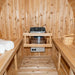 Dundalk Leisurecraft CT Serenity Barrel Traditional Steam Cedar Sauna, Outdoor/Indoor | CTC2245E Leisurecraft