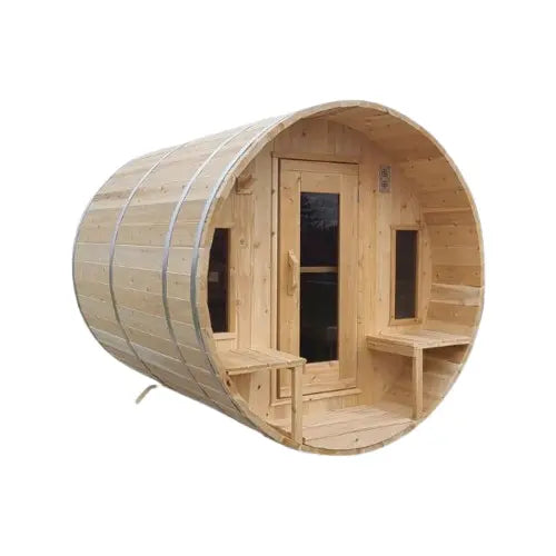Dundalk Leisurecraft Sauna CT Tranquility Barrel 6-8 Person Sauna | CTC2345E Leisurecraft