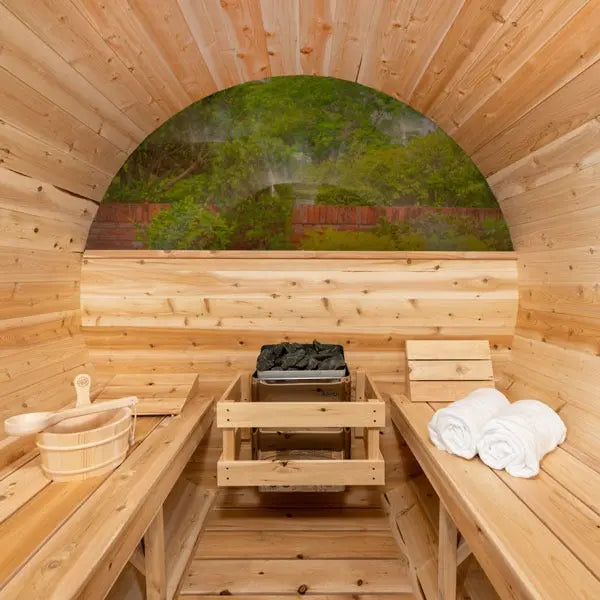 Dundalk Leisurecraft Sauna Tranquility MP Barrel 4-5 people Sauna | CTC2345MPE Leisurecraft