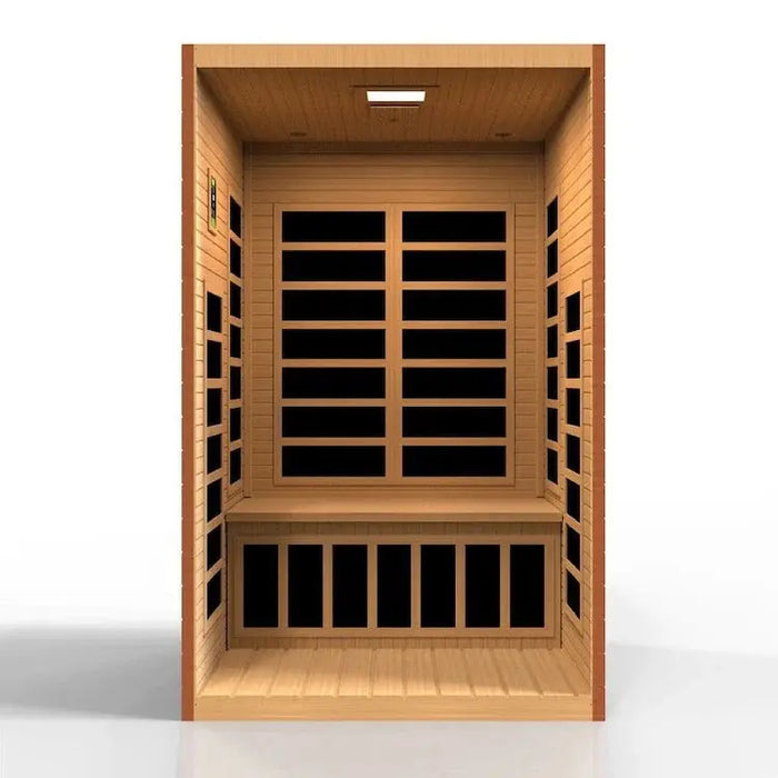 Dynamic Santiago Elite 2-Person Ultra Low EMF FAR Infrared Sauna | DYN-6209-02 Elite Golden Designs