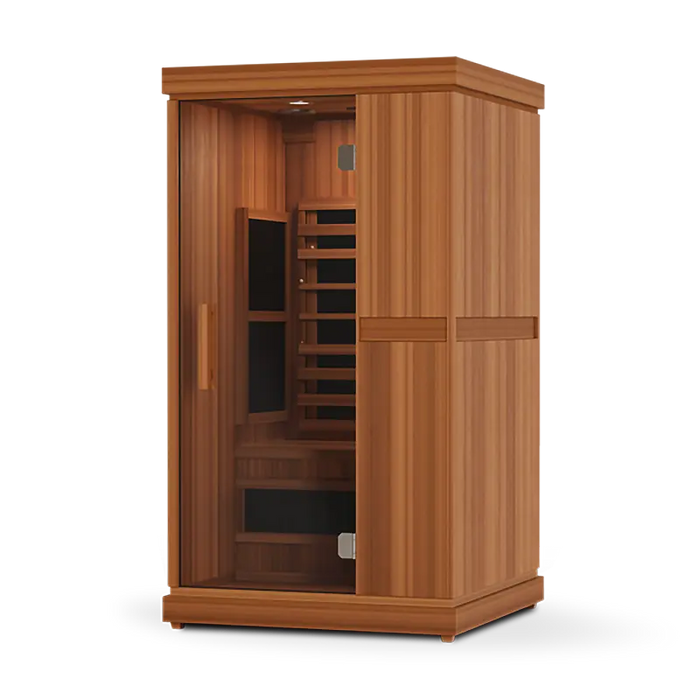 Finnmark FD-1 1-Person Full Spectrum Indoor Infrared Sauna + Red Light Therapy | FD-KN001 Finnmark