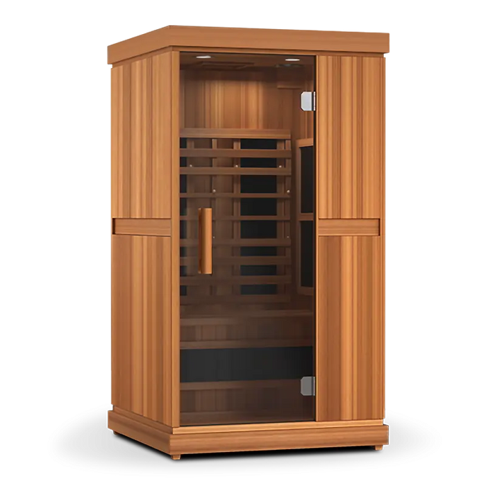 Finnmark FD-1 1-Person Full Spectrum Indoor Infrared Sauna + Red Light Therapy | FD-KN001 Finnmark