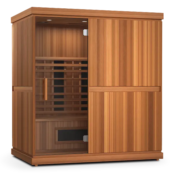 Finnmark FD-3 3-4-Person Full Spectrum Indoor Infrared Sauna + Red Light Therapy | FD-KN003 Finnmark