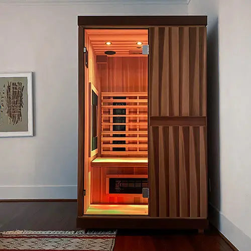 Finnmark FD-2 2-Person Full Spectrum Indoor Infrared Sauna + Red Light Therapy | FD-KN002 Finnmark