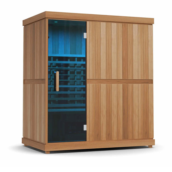 Finnmark FD-3 3-4-Person Full Spectrum Indoor Infrared Sauna + Red Light Therapy | FD-KN003 Finnmark