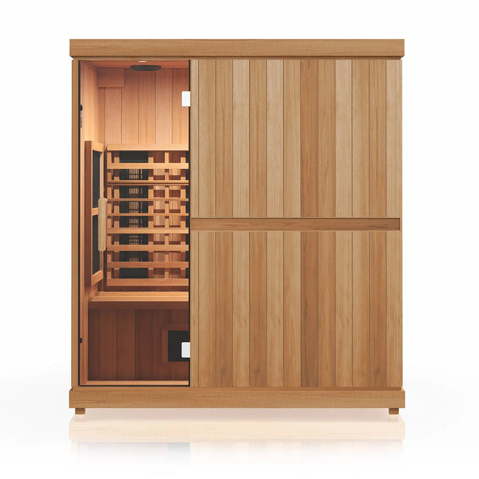 Finnmark FD-3 3-4-Person Full Spectrum Indoor Infrared Sauna + Red Light Therapy | FD-KN003 Finnmark