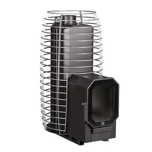 HUUM HIVE Flow Mini LS Wood-Burning Sauna Stove With Firebox Extension, 8.5kW HUUM