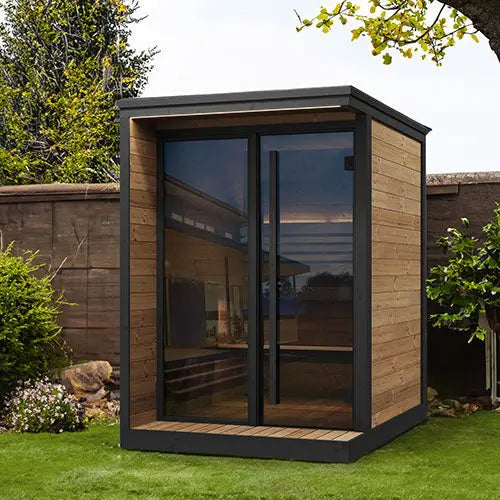 SaunaLife 4 Person GL4 Outdoor Traditional Sauna Saunalife