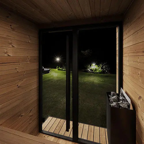 SaunaLife 4 Person GL4 Outdoor Traditional Sauna Saunalife