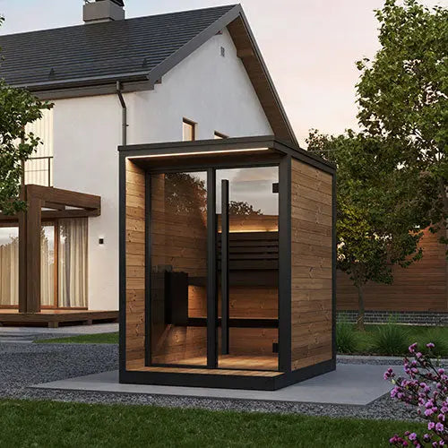 SaunaLife 4 Person GL4 Outdoor Traditional Sauna Saunalife